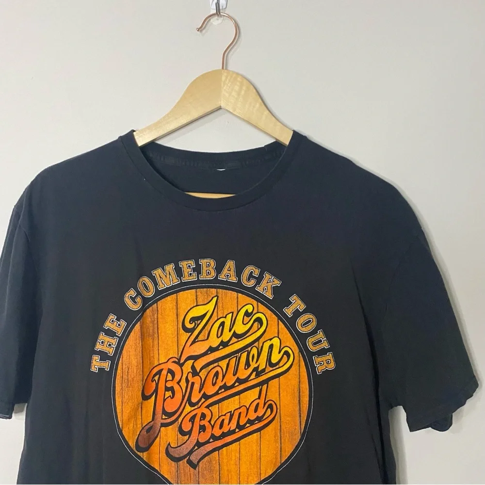 2021 Zac Brown Band Short Sleeve Country Concert T-shirt